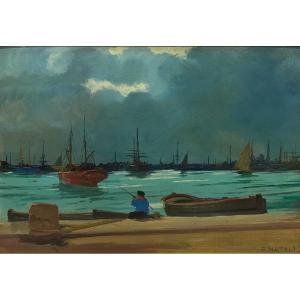 RENATO NATALI "MARINA" - DIPINTO NEL 1959