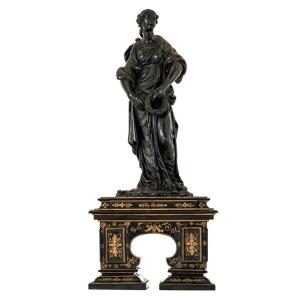 "Allegoria della Gloria" - Statua lignea del XVII secolo