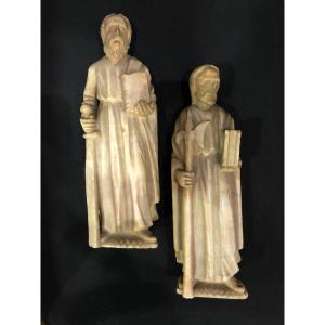 S. Paolo Et S. Mattia - Statues En Marbre De La Fin Du XVIe SiÈcle