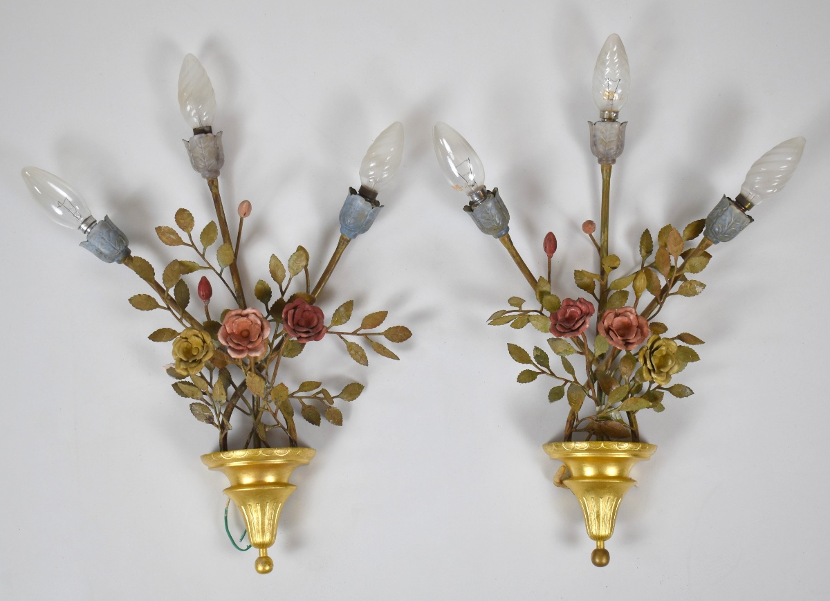 Coppia di appliques 
