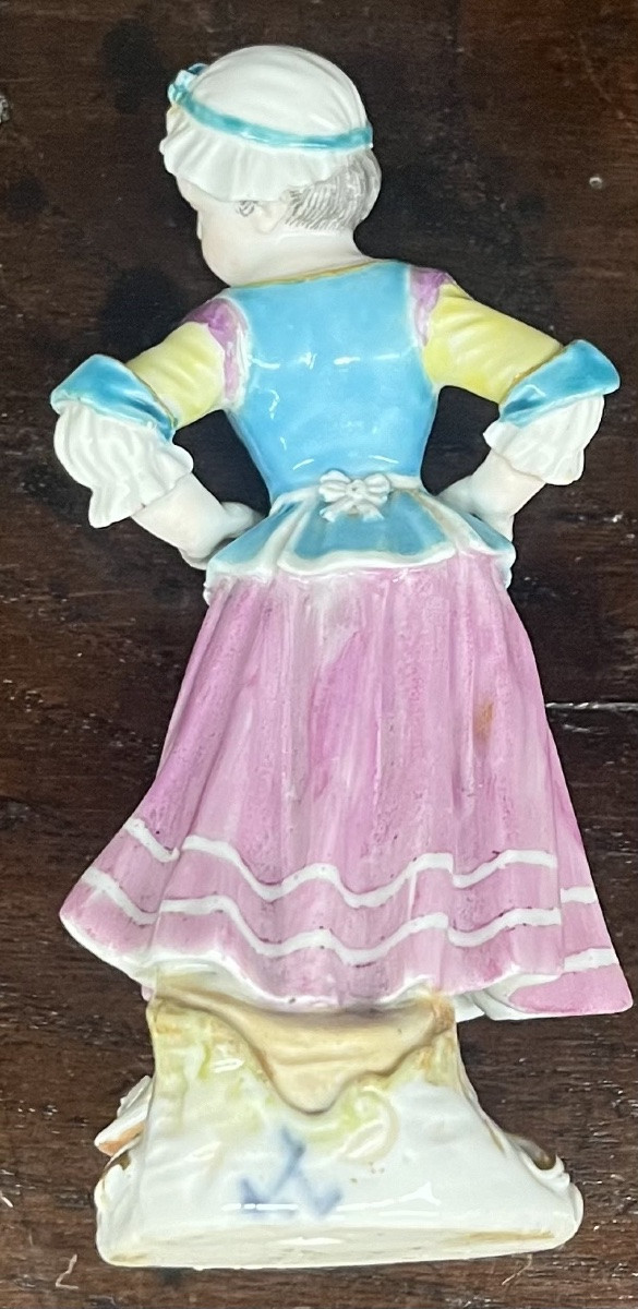 Meissen statuina in porcellana -photo-3