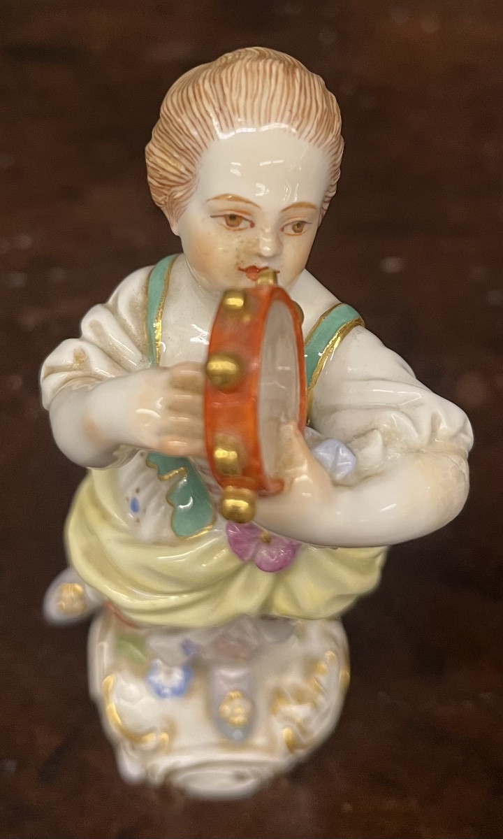 Meissen statuina in porcellana -photo-2