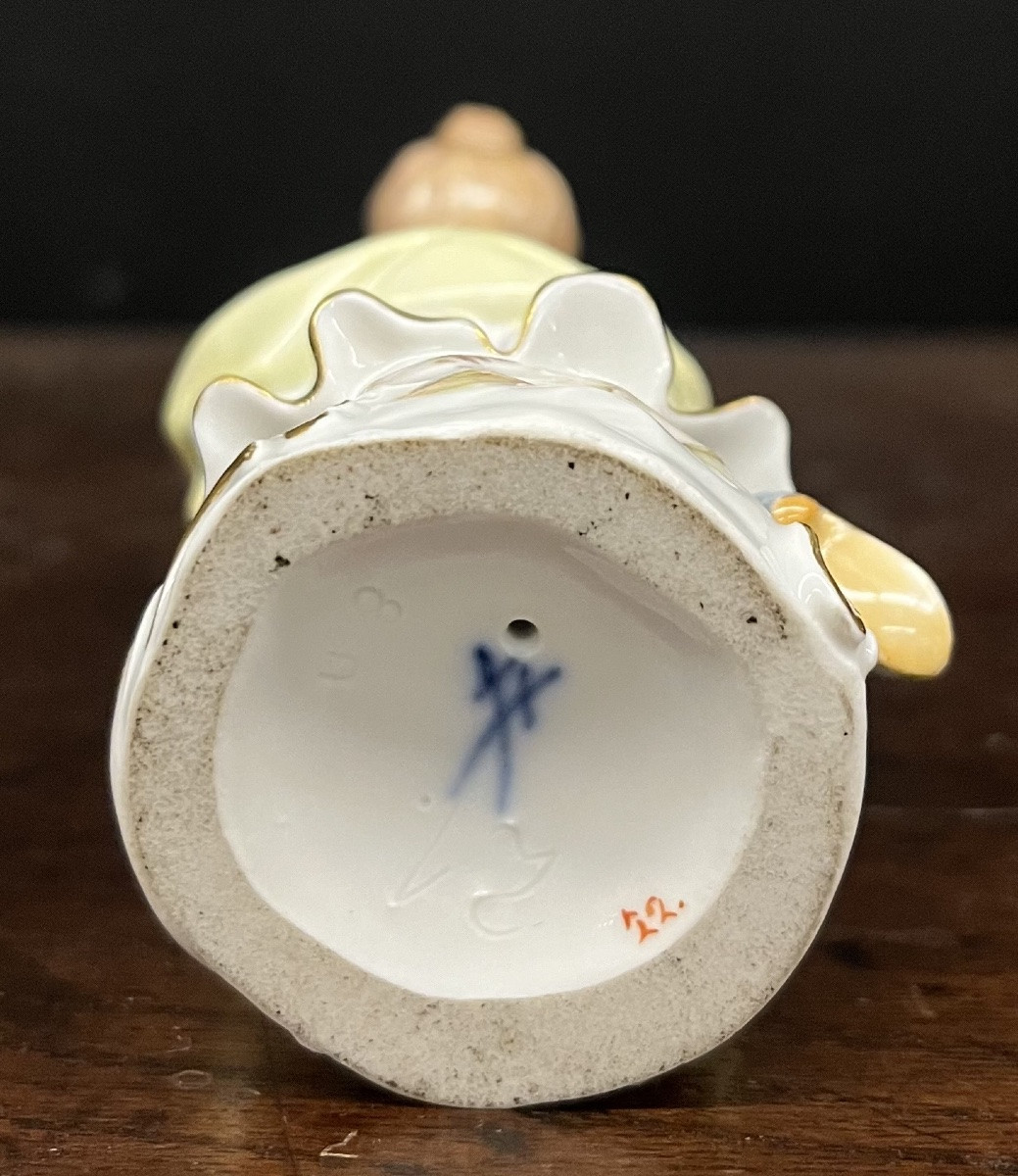 Meissen statuina in porcellana -photo-3