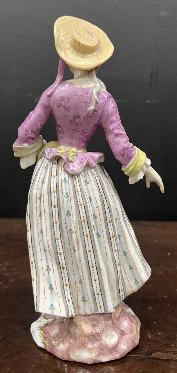 Meissen statuina in porcellana -photo-2