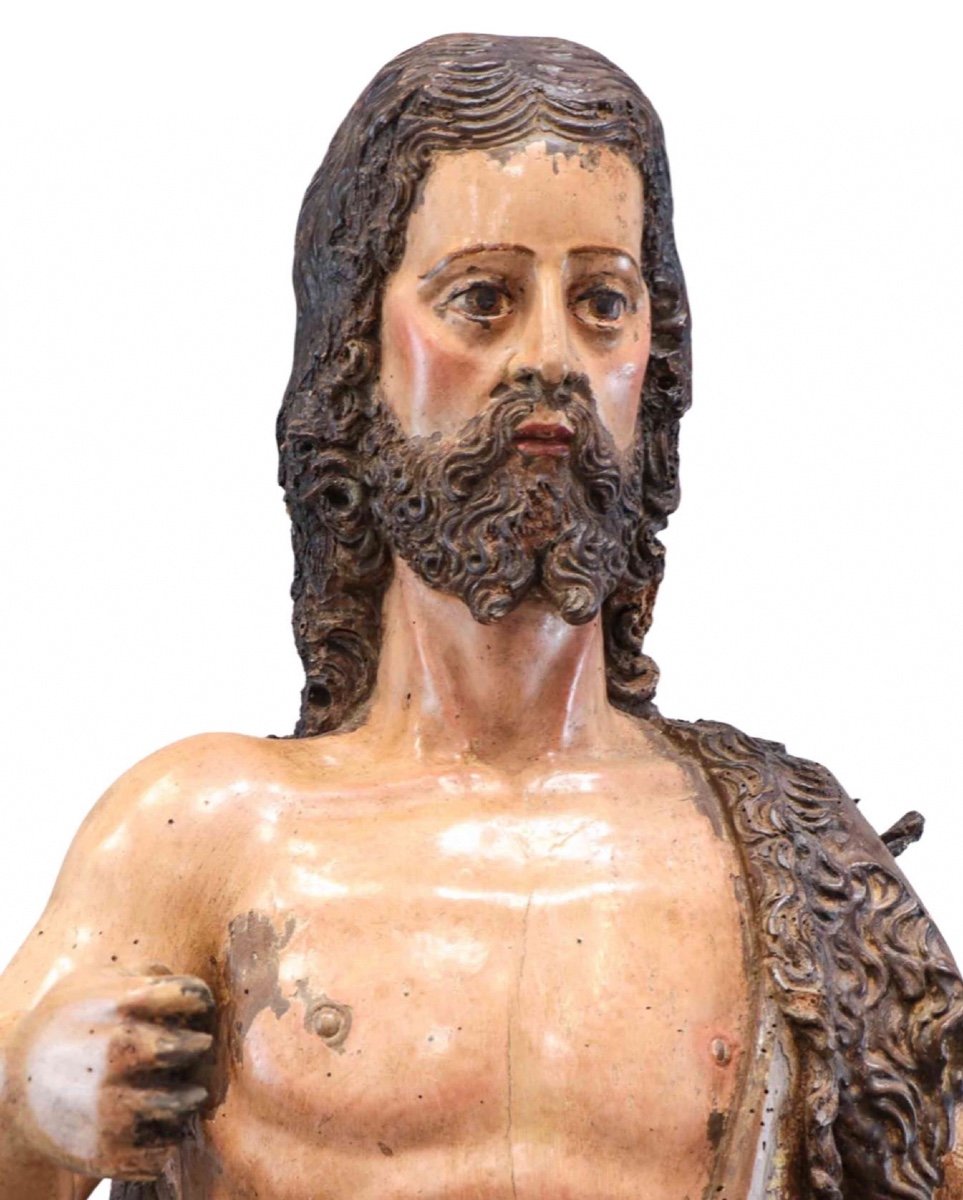 "Saint Jean Baptiste" seconde moitié du XVe siècle-photo-2