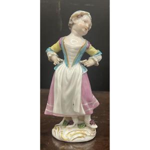 Meissen statuina in porcellana 
