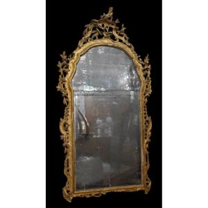 Specchiera in legno dorato