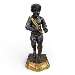 Scultura in legno laccato