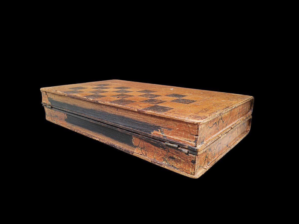 Set da backgammon. Inghilterra,prima metà XIX secolo.-photo-4