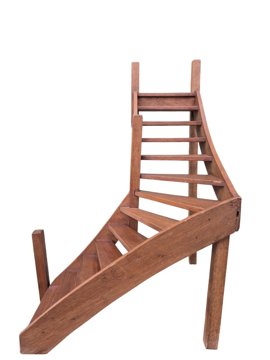 Modello di scala in legno. inizio XX secolo.