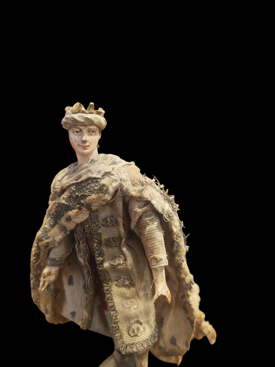 Scultura di Re mago.Italia,XIX secolo.-photo-2