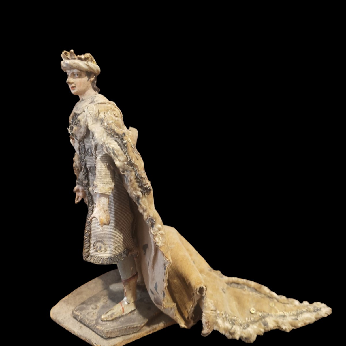 Scultura di Re mago.Italia,XIX secolo.-photo-3