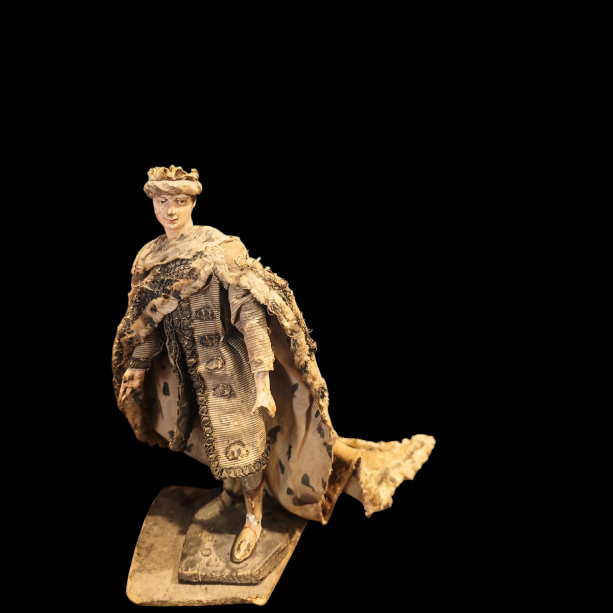 Scultura di Re mago.Italia,XIX secolo.