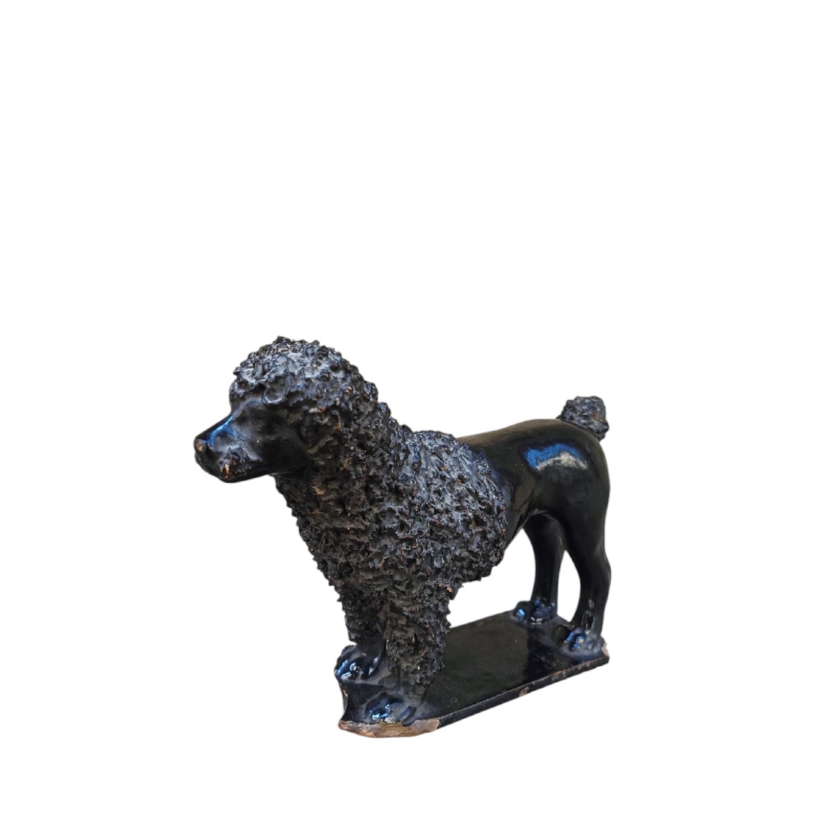 Cane barboncino in ceramica.Napoli,inizio XIX secolo-photo-3