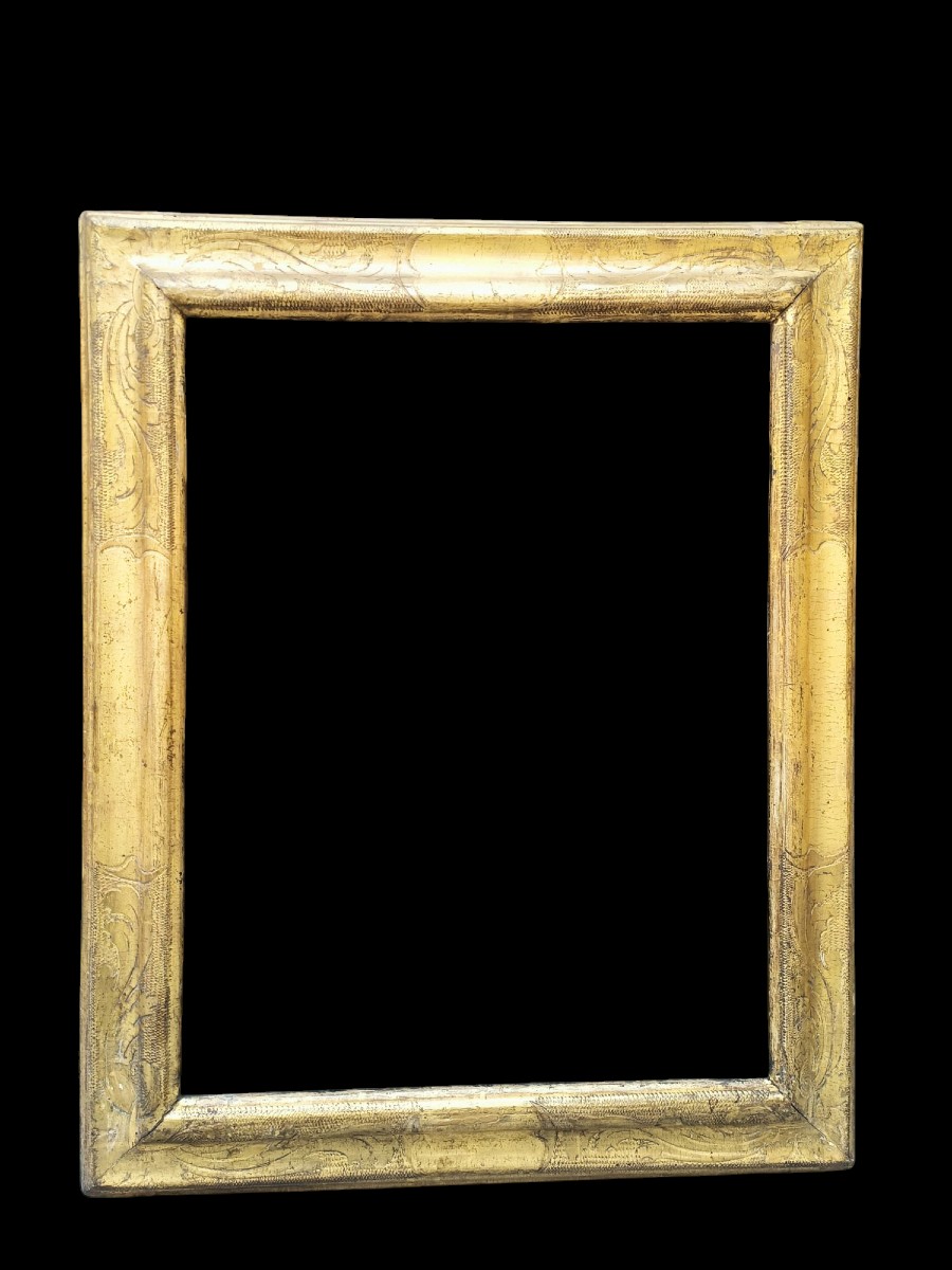 Cornice in legno dorato. Marche,XVIII secolo.