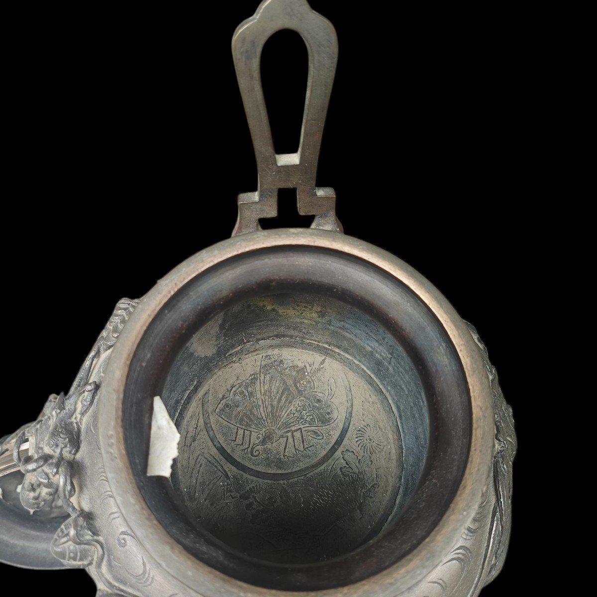 Incensiere in bronzo. Giappone,periodo Meiji(1868-1912). -photo-2