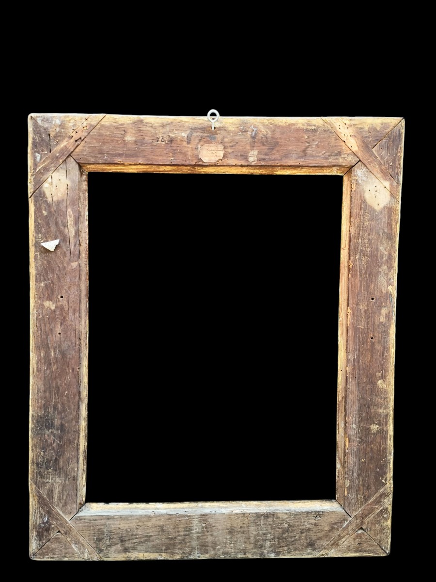 Cornice in legno dorato.Francia,XVIII secolo.-photo-2