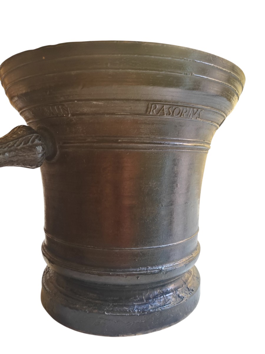 Grande mortaio in bronzo.Italia,1793.-photo-2