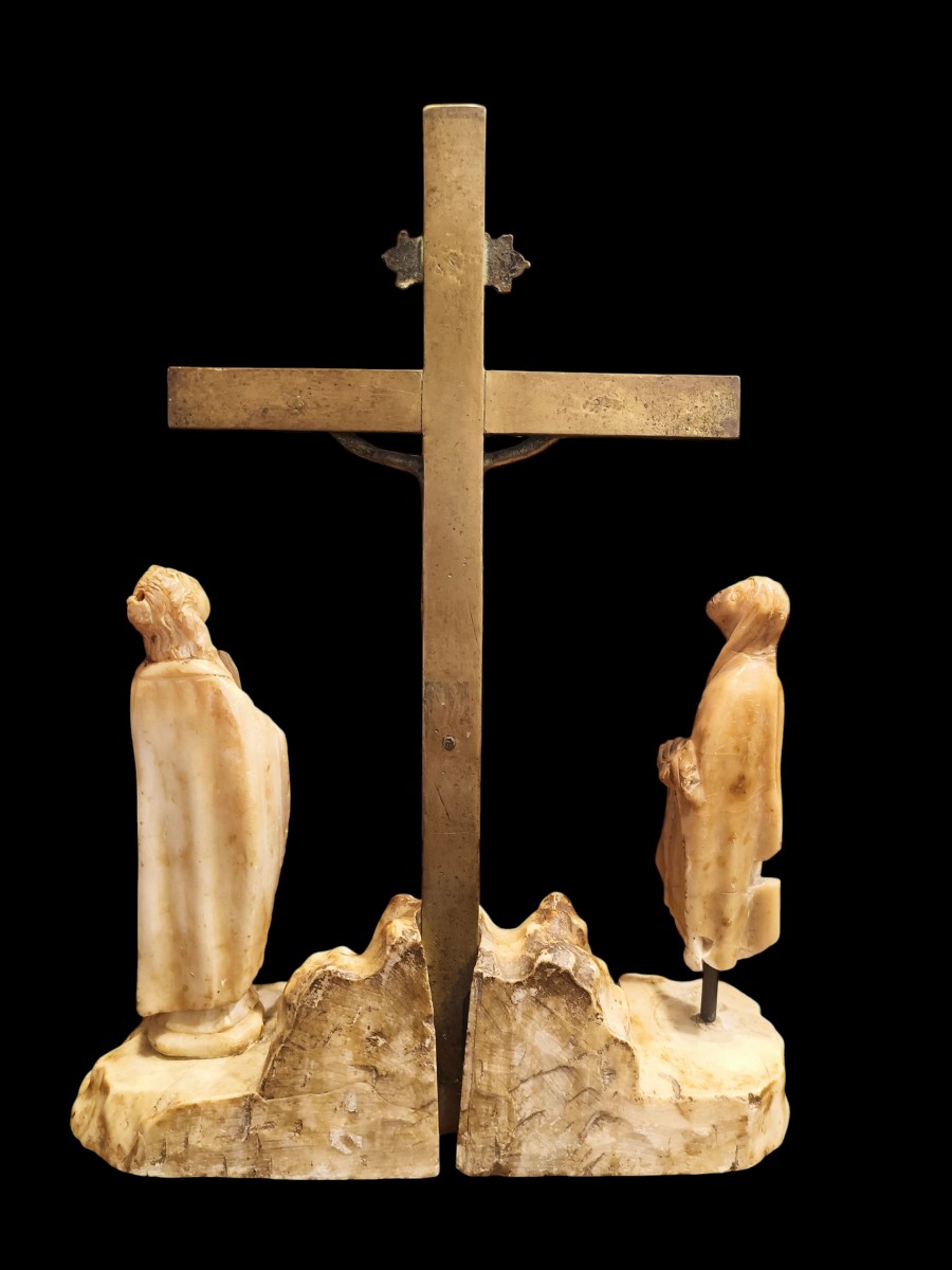 Crocifissione in alabastro.Sicilia,fine XVII secolo.-photo-1