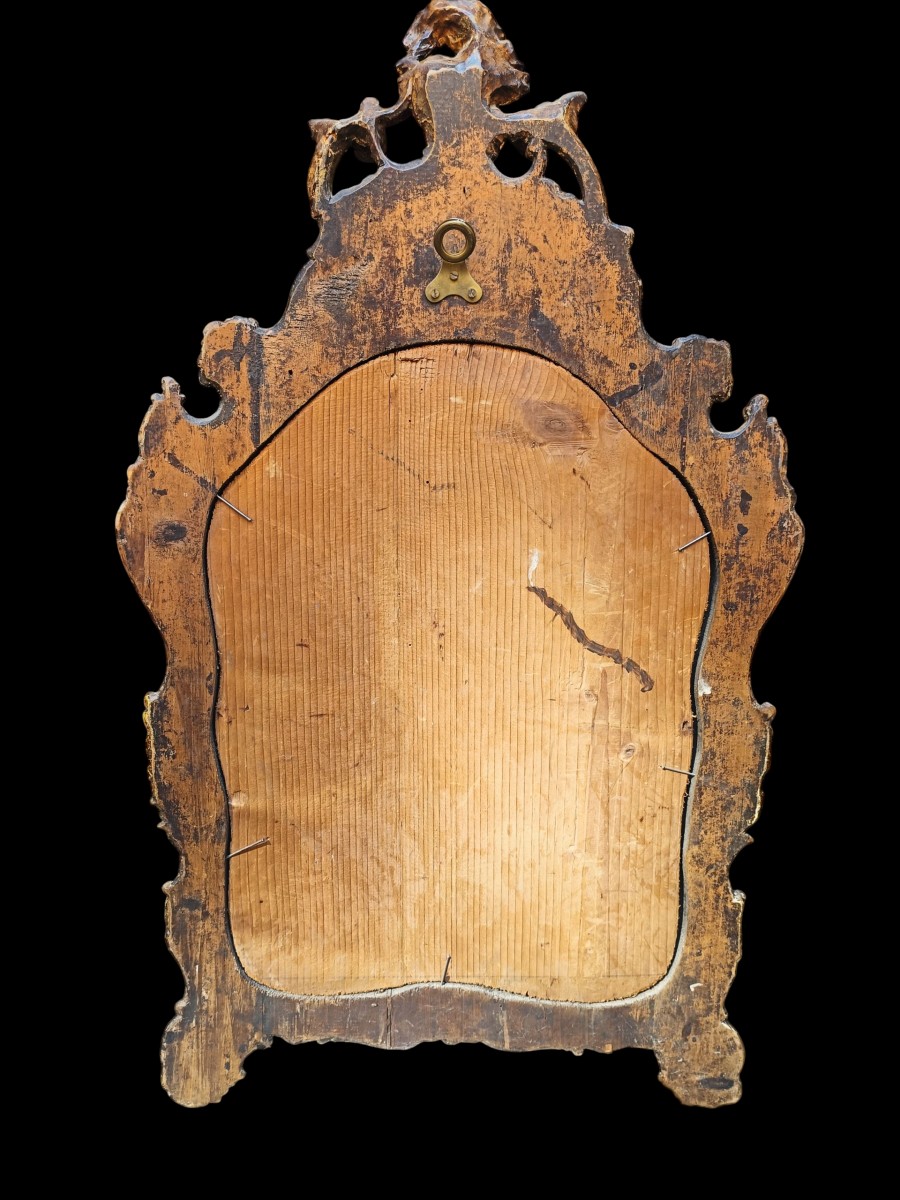 Specchiera in legno laccato.Venezia, fine XIX secolo.-photo-4