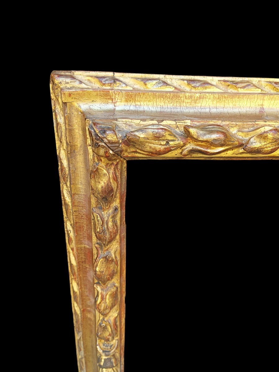 Cornice in legno dorato.Emilia,XVII secolo-photo-3
