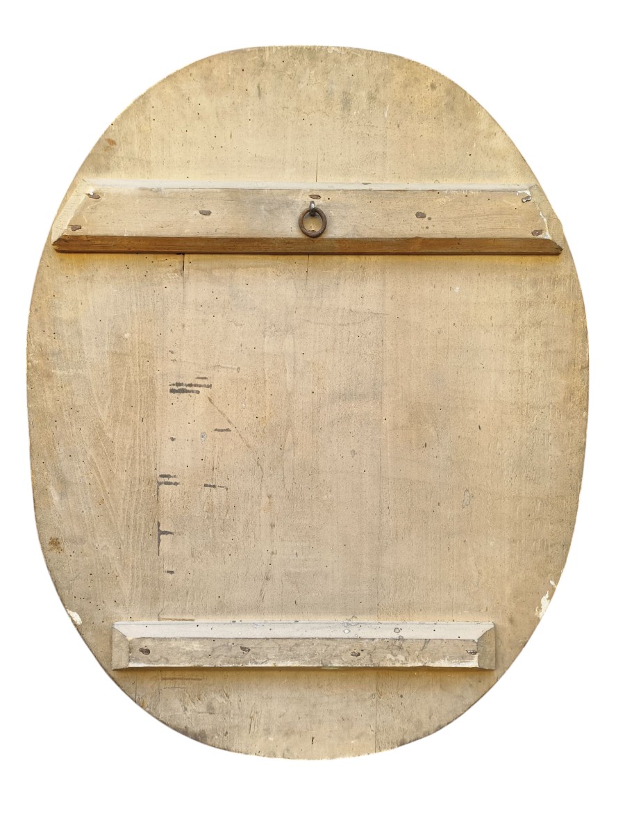 Stemma in legno dipinto.Toscana,XVIII secolo.-photo-1