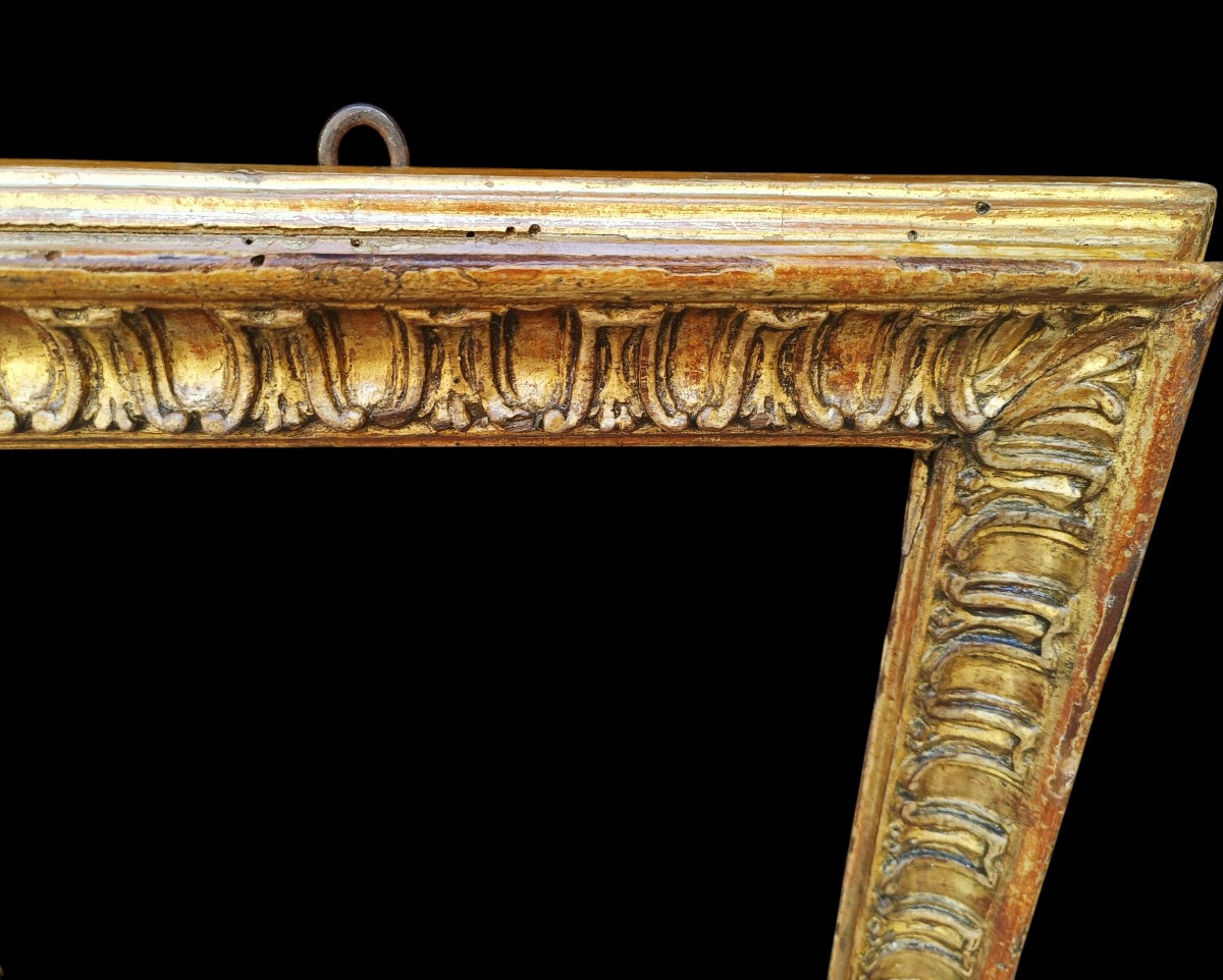 Cornice in legno dorato. Roma,prima metà XVIII secolo.-photo-3