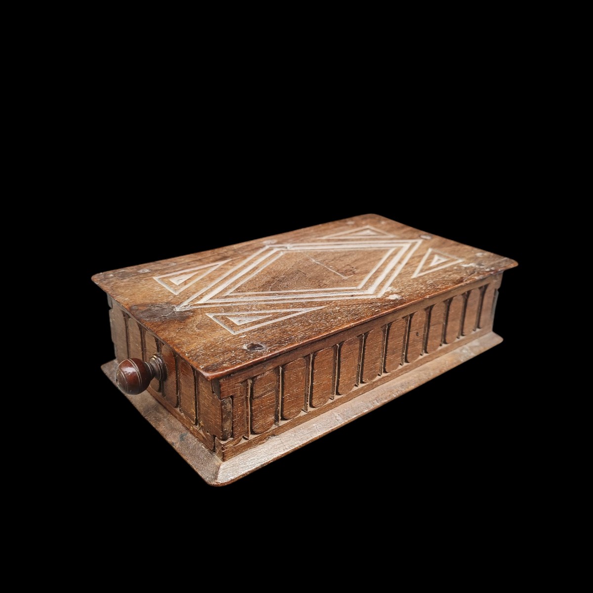 Scatola in legno. Italia,XVII secolo
