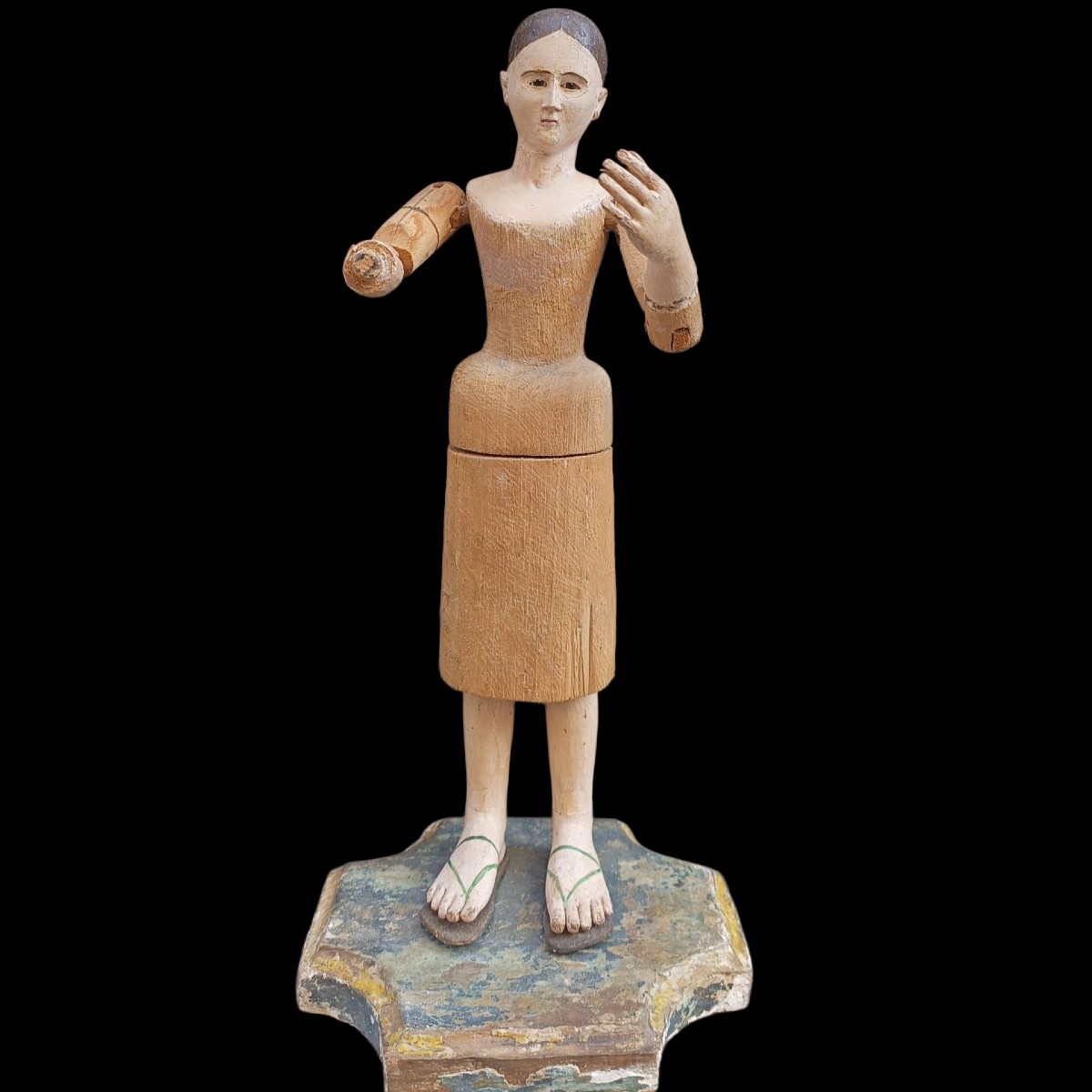Manichino in legno.Italia,XVIII secolo.