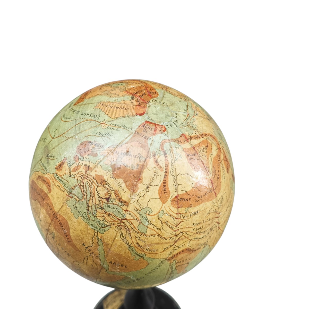 Globo orogenico. Francia,1897.-photo-2