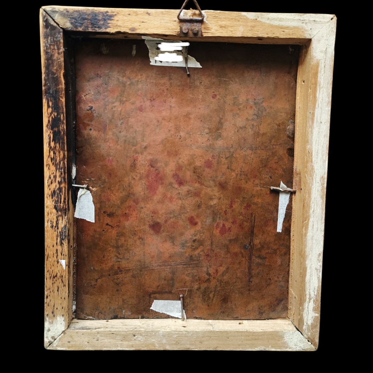 Olio su rame raffigurante San Girolamo. Nord Italia,XVII secolo.-photo-3