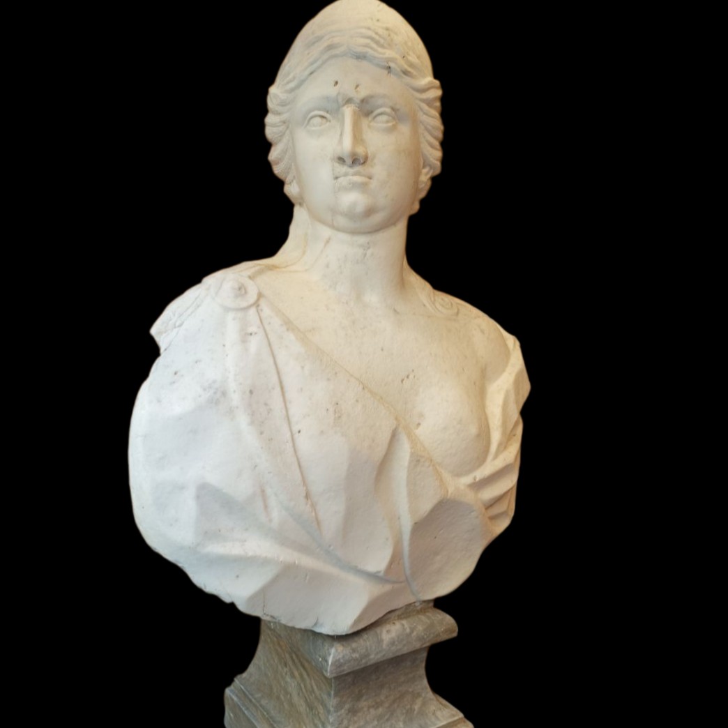Scultura in marmo di Giunone.Italia,fine XVII secolo. -photo-2