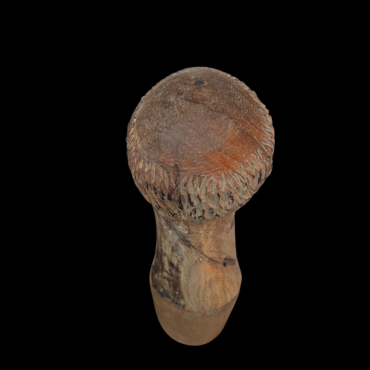 Testa di santo in legno. Italia,XVIII secolo.-photo-4