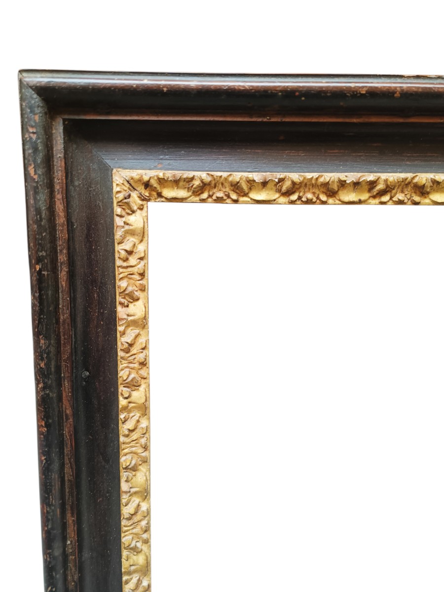 Cornice in legno ebanizzato.Roma,XVIII secolo.-photo-2