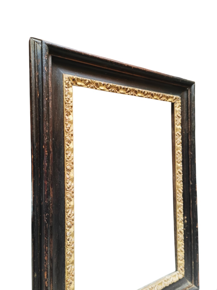 Cornice in legno ebanizzato.Roma,XVIII secolo.-photo-3