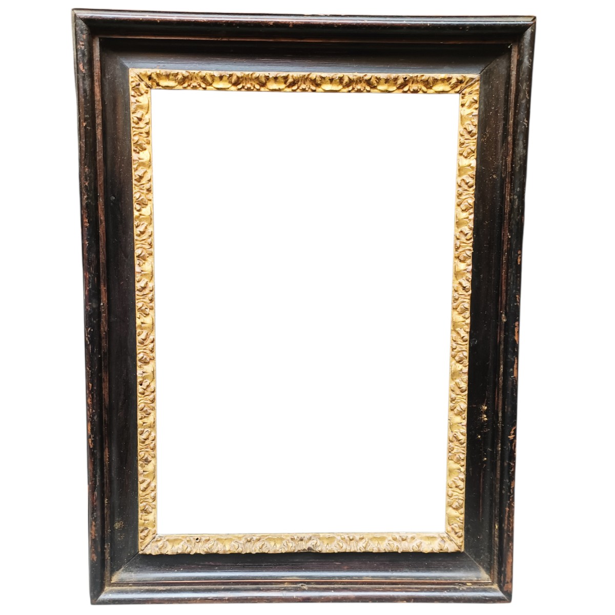 Cornice in legno ebanizzato.Roma,XVIII secolo.