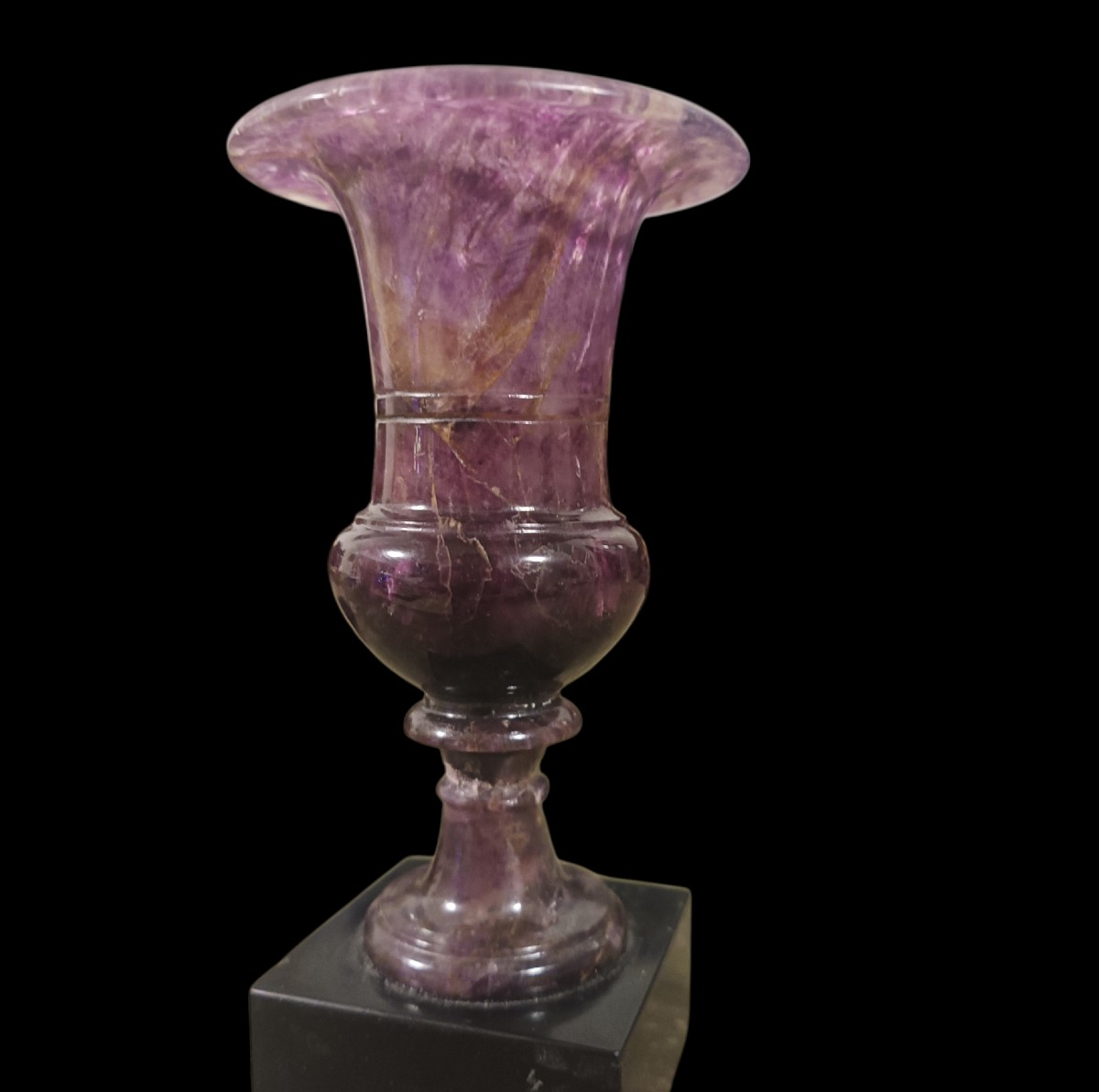 Vaso a campana in blue John.Inghilterra,inizio XIX  secolo.  -photo-2