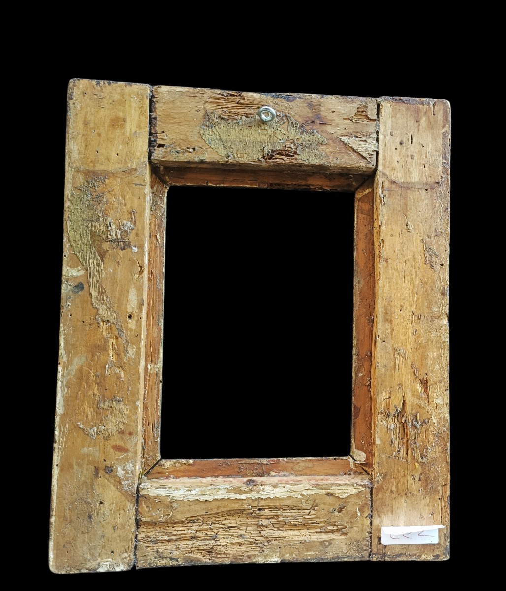 Cornice in legno argentato.Lombardia,inizio XVIII secolo.-photo-3