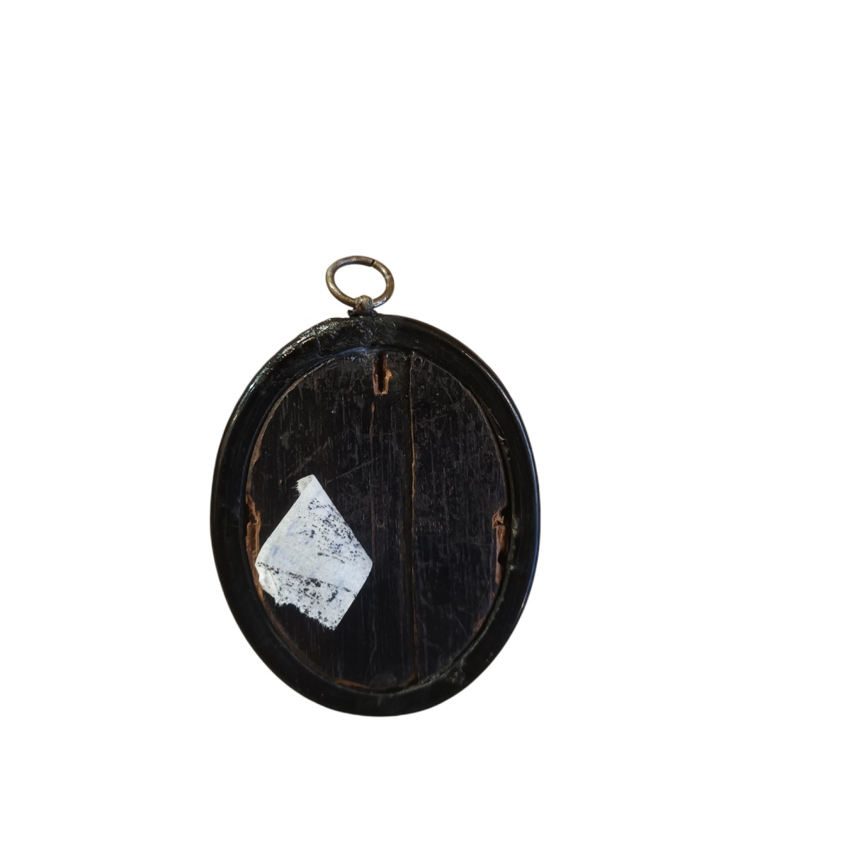 Medaglione votivo in terracotta policroma.Italia,XVIII secolo.-photo-2