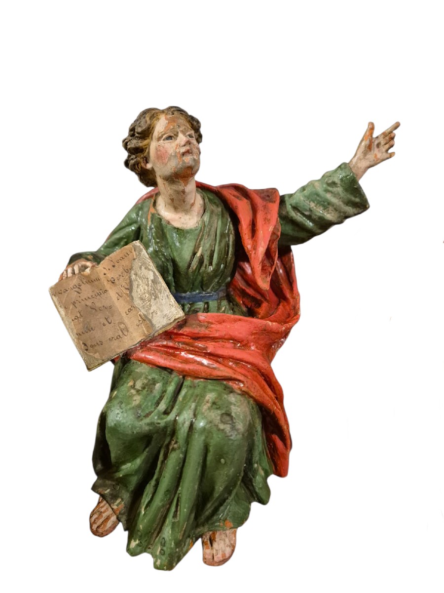 Sculture dei quattro evangelisti.Napoli,fine XVII secolo.-photo-2