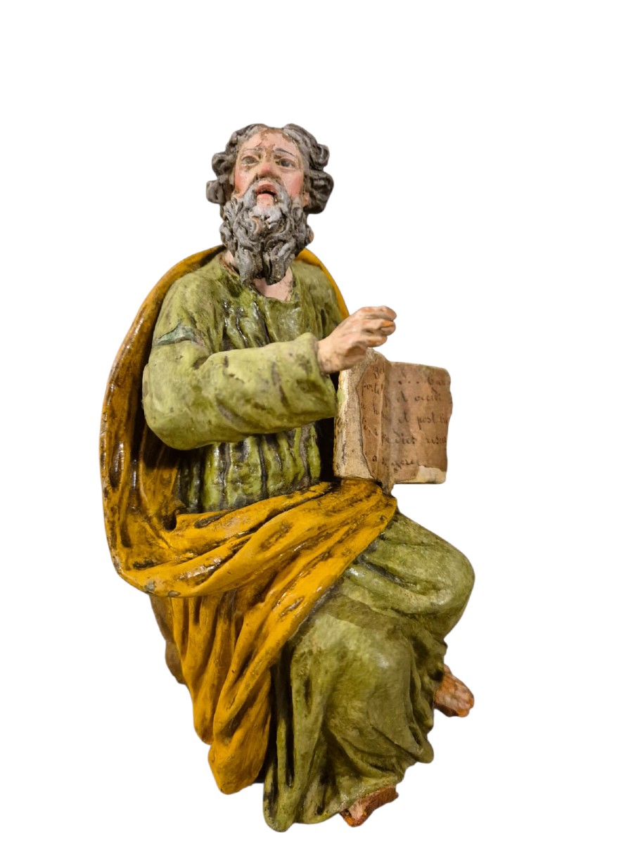 Sculture dei quattro evangelisti.Napoli,fine XVII secolo.-photo-3