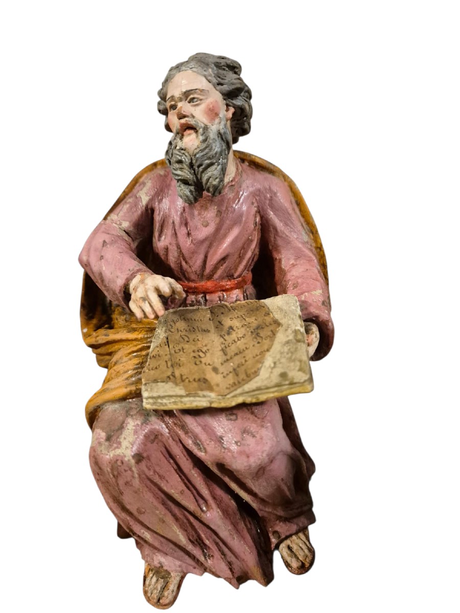 Sculture dei quattro evangelisti.Napoli,fine XVII secolo.-photo-1