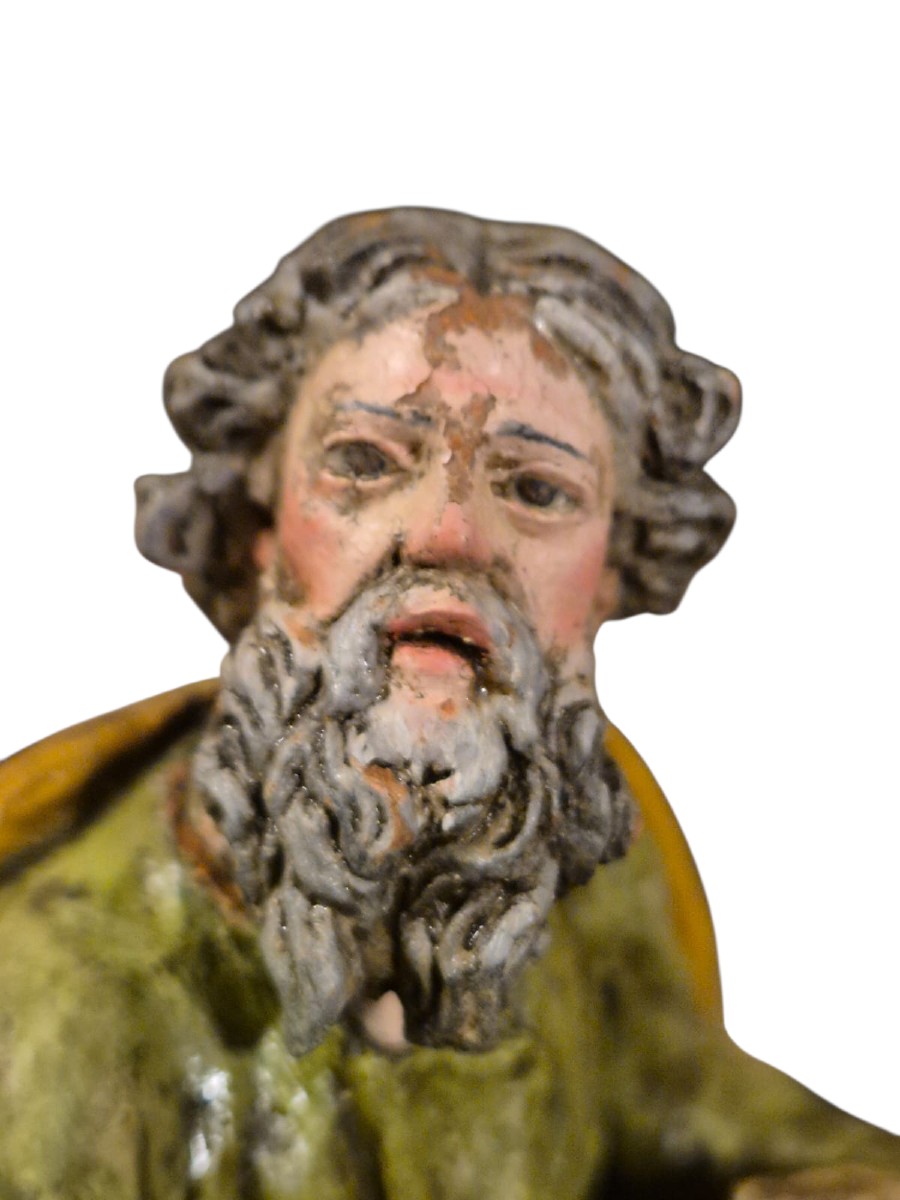 Sculture dei quattro evangelisti.Napoli,fine XVII secolo.-photo-4