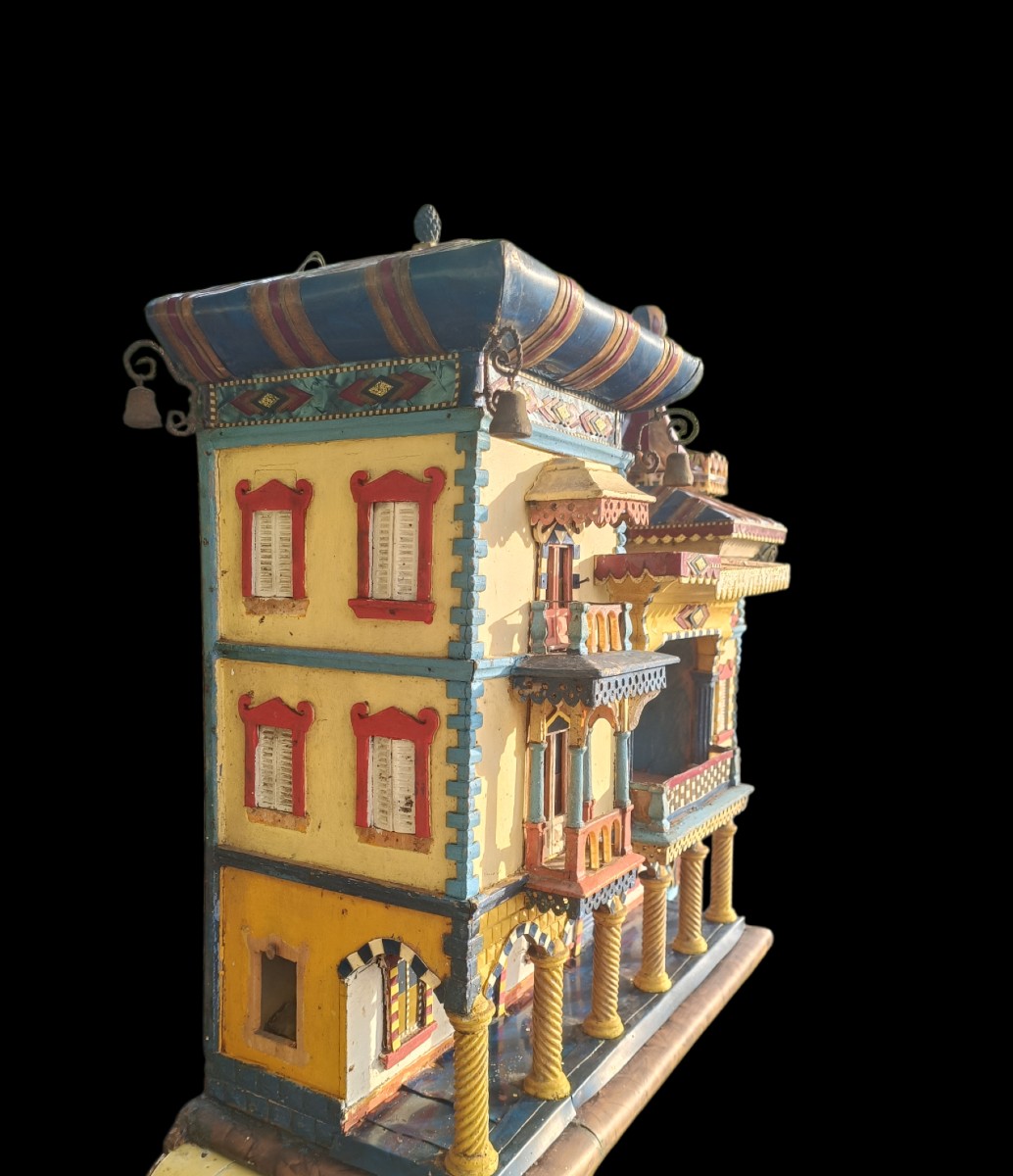 Grande Modellino di villa liberty.Italia,metà XX secolo.-photo-1