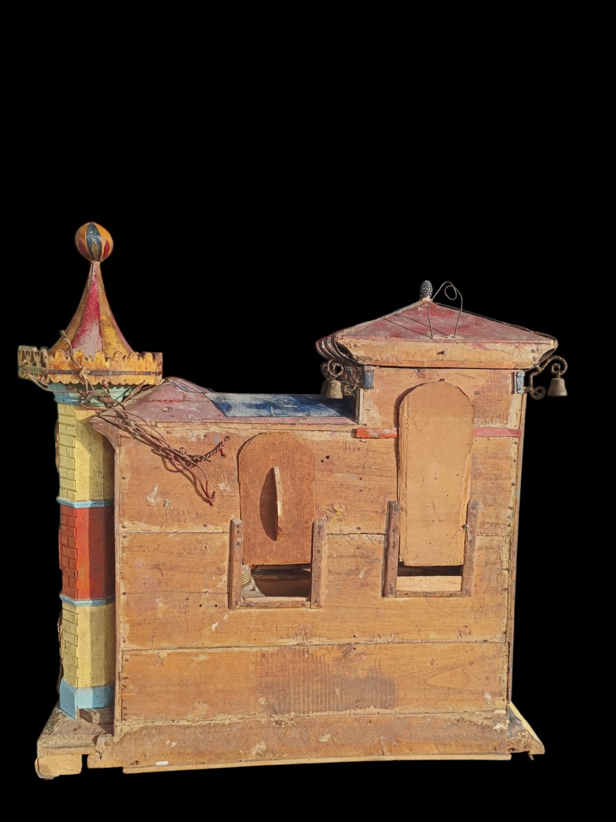 Grande Modellino di villa liberty.Italia,metà XX secolo.-photo-2