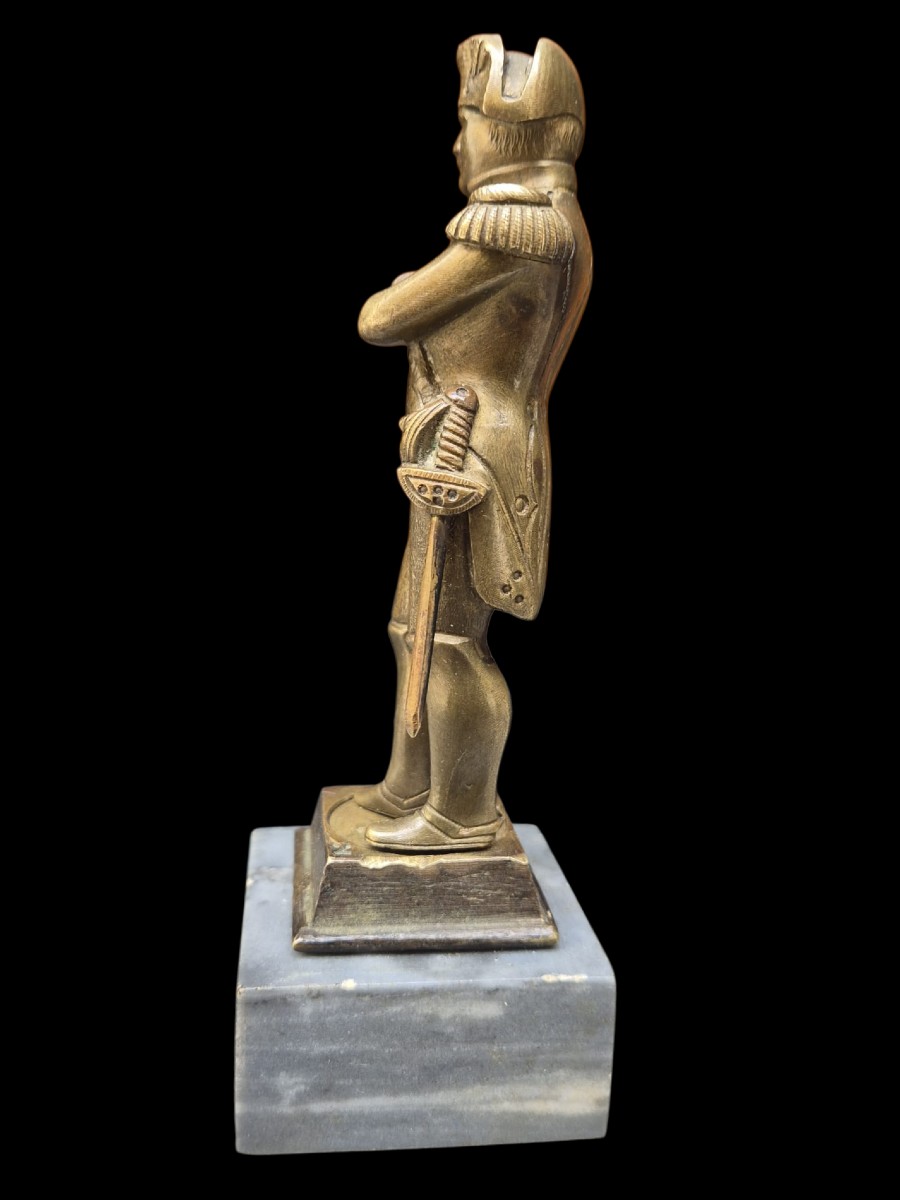 Scultura di Napoleone in bronzo.Francia,XIX secolo.-photo-3