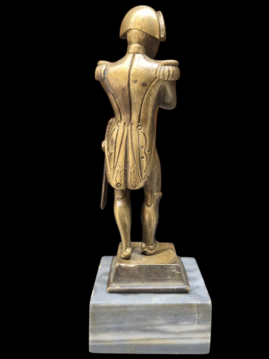Scultura di Napoleone in bronzo.Francia,XIX secolo.-photo-4
