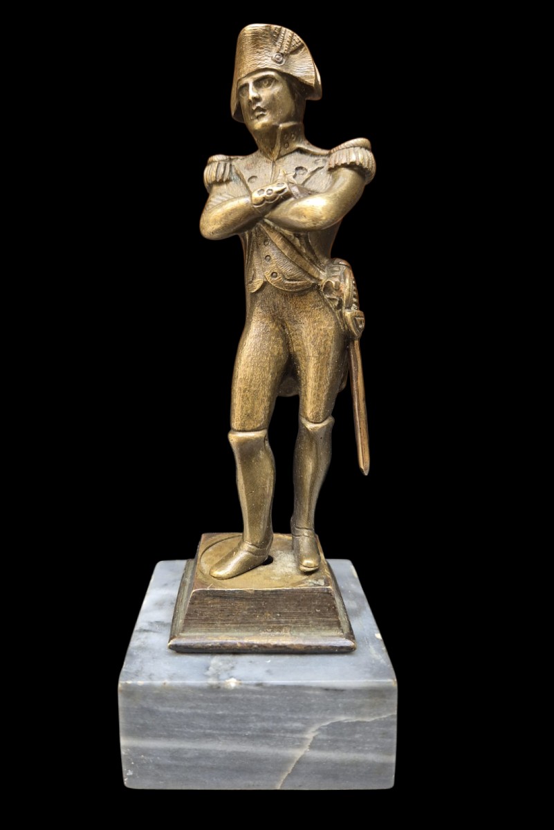 Scultura di Napoleone in bronzo.Francia,XIX secolo.