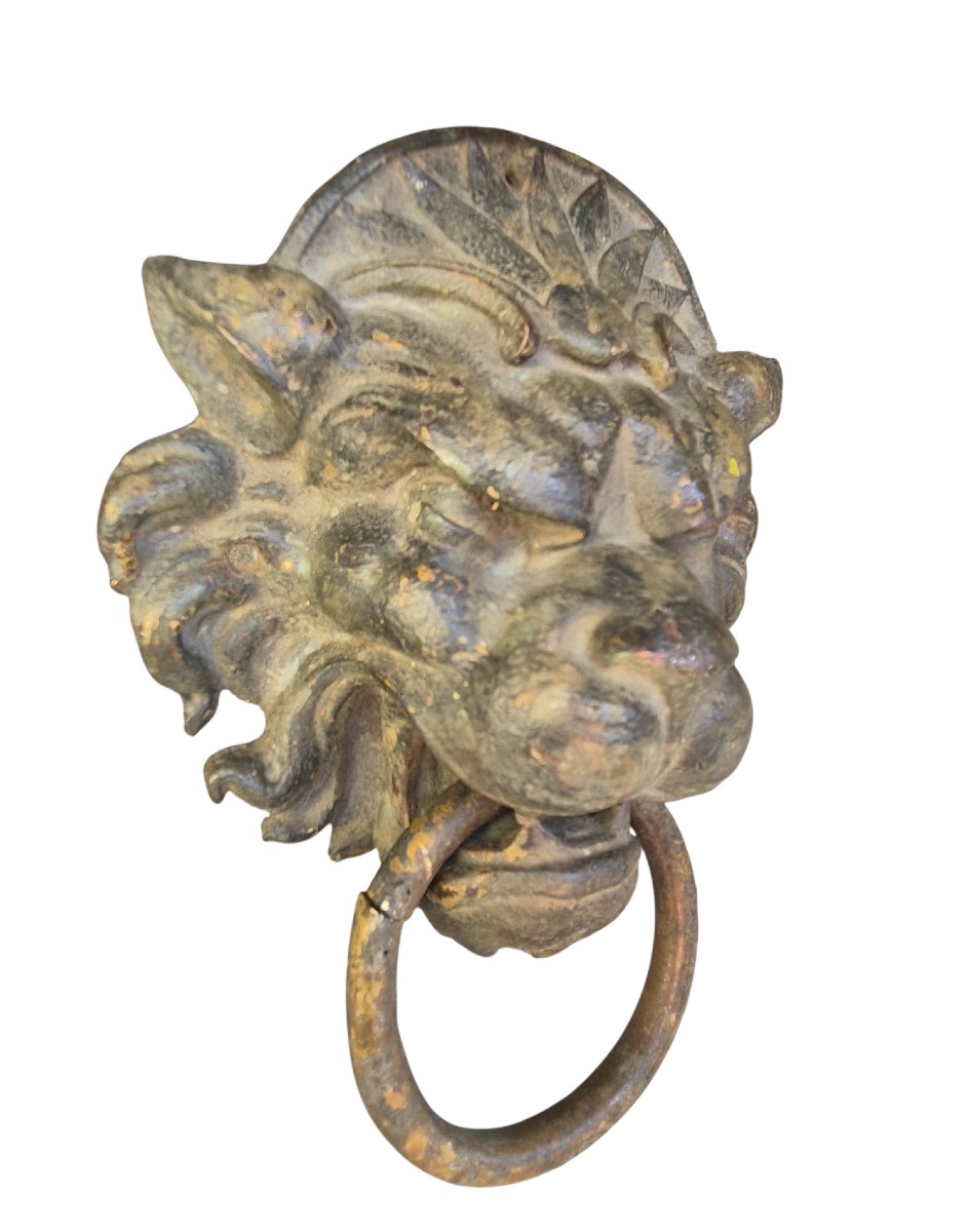 Mascherone in bronzo. Italia,XIX secolo.-photo-2