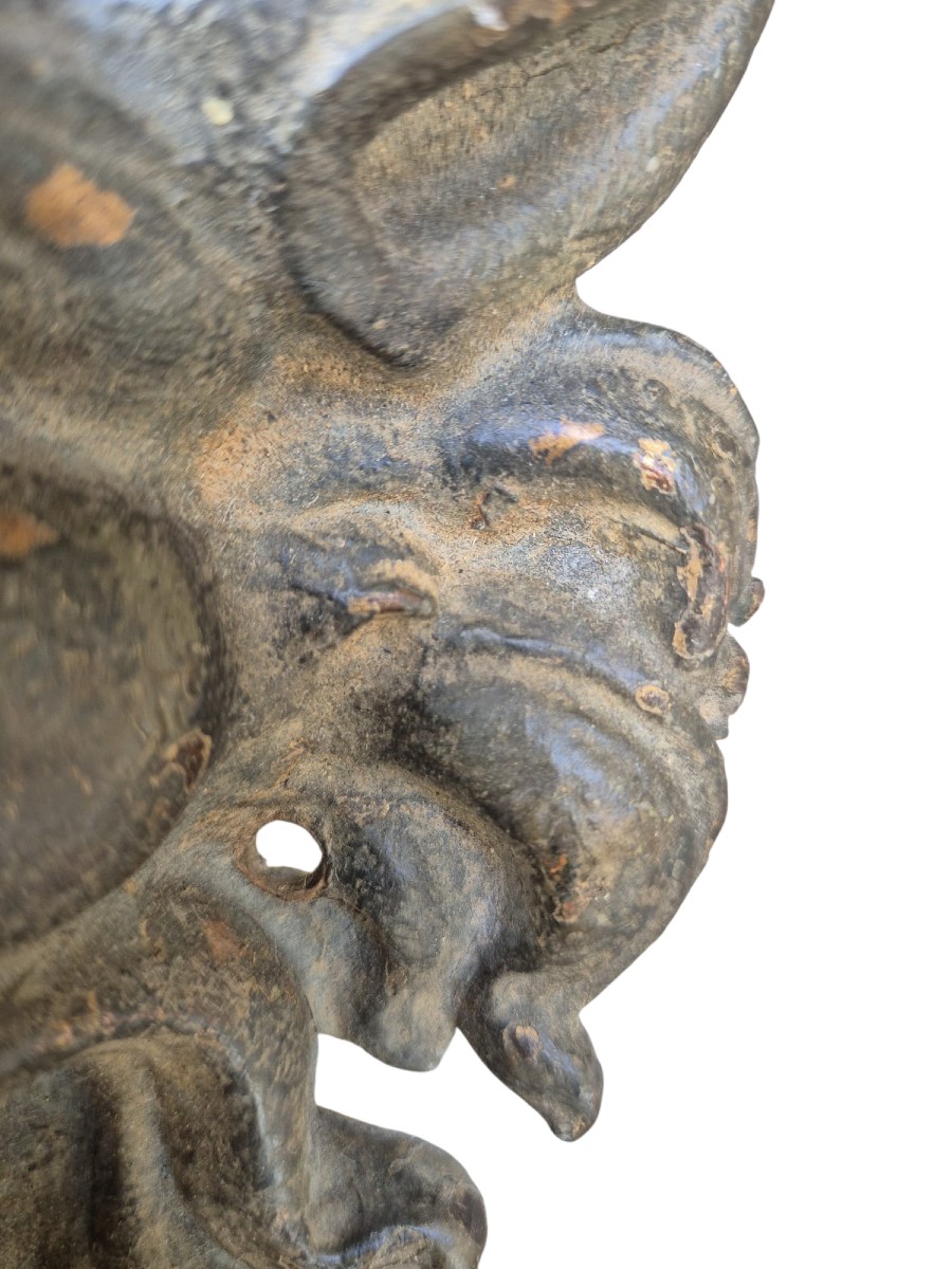 Mascherone in bronzo. Italia,XIX secolo.-photo-4